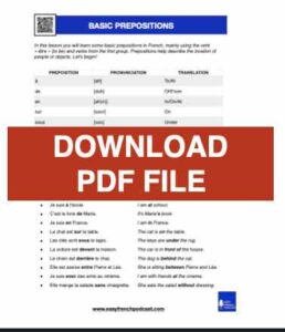 Download PDF file for free - easy french