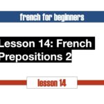 French Prepositions