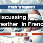 discussing weather in french