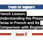 present tense in french