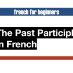 The Past Participle in French