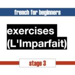 exercises imparfait