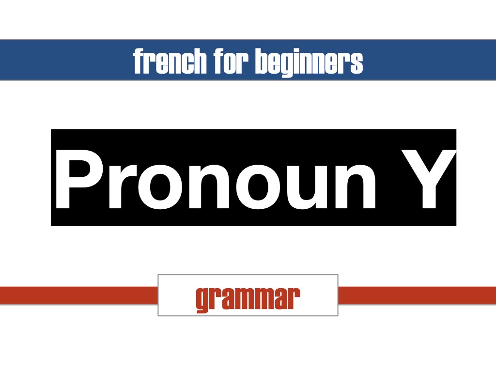 pronoun Y